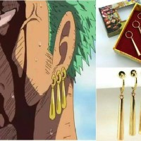 Anting Earring Roronoa Zoro One Piece Anime Cosplay Import