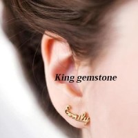 Anting Nama Gold Casual - Perhiasan Nama