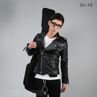 Jaket parka/ jaket kulit/jaket bomber/Korean Style Biker Jacket SK-19