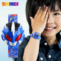 Jam tangan robot anak, jenis jam digital, dan jam muncul jika ditekan