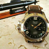 JUAL Jam Tangan Pria Alexandre Christie Bronzium Limited Edition
