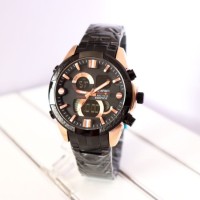 JAM TANGAN CASIO EDIFICE REDBULL HITAM ROSEGOLD
