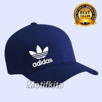 Topi Baseball ADIDAS NAVY keren Motifkita
