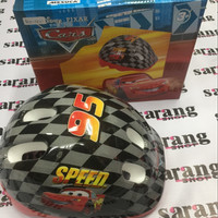 Helm Sepeda Untuk Anak Motif CARS model bagus dan Bahan Kuat