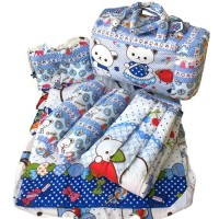 Tas Bantal Guling Gendongan Alas Tidur Perlak Bayi Set 4 in 1 Chekiddo