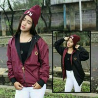 jaket parka pria wanita anti air Jaket Dc Bb Hitam Abu Parasut Bolak