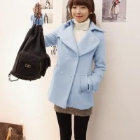 MANTEL PUTIH LUARAN COAT MUSIM DINGIN WINTER SALJU OUTER BLAZER