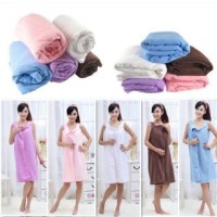 Wearable Towel Baju Handuk Multifungsi mandi santai serap air - HPR023