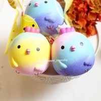Mainan Squishy Berbentuk anak ayam berwana squishy fun Diskon