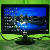 LED Monitor Komputer Philips 16inch wide 166V3L