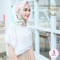 Kerudung Jilbab Bergo Khimar Segiempat Scarf Syar'i Jihan Hijab Qiyada