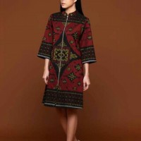 tenun ikat troso dress blouse kemeja blazer batik ethnic endek bali