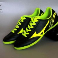 SEPATU FUTSAL PRIA MIZUNO MORELIA NEO HITAM HIJAU IMPORT