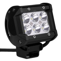 Lampu Sorot Led cree WORK LIGHT 6 Mata 18 watt Tembak Kabut motor/ mbl
