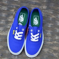 Sepatu Fashion Keren BNIB Vans Authentic Blue Biru Soltice Original
