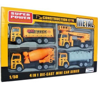 mainan mobil diecast konstruksi alat berat truk truck metal