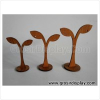 Tempat Gantungan Anting Kayu Pajangan Toko Perhiasan Aksesoris Wanita