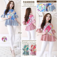 Jual Baju Atasan Wanita - Blouse Batik Modern - Atasan Batik Murah