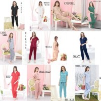 best model Piyama Cewek Celana Panjang Baju Tidur Wanita Silk Satin P