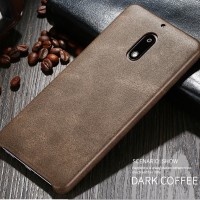 X-LEVEL VINTAGE Nokia 6 soft case hp leather kulit back cover original