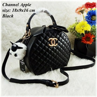Tas Fashion Wanita Chanel Apel Apple Selempang Slingbag Handbag