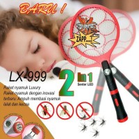Jual Raket Nyamuk Charge + Senter LX 999 LUXURY murah Murah