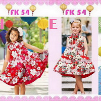 Dress anak import / kekinian / tsum-tsum/hello kitty / frozen/princes