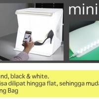 Mini Photo Studio Box Portable Lampu LED size Medium Murah