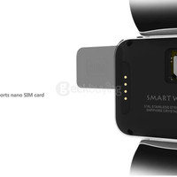 Android Smart Watch DM98 Heart Rate / Smartwatch DM 98 Black Silver