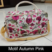 tas Koper Motif Flowers bahan Longchamp