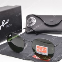 KACAMATA CANTIK KEREN SUNGLASSES RB JOHN LENNON HITAM PREMIUM