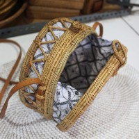 Jual Tas Rotan /Ratan Bag Bulat motif Bintang Murah Murah