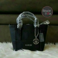 Jual GUESS Delaney Mini 2 Motif / Tas Wanita Tote Bag Branded Ori Murah Murah