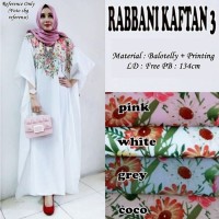 Dress Wanita Panjang Baju Muslim Rabbani Kaftan Balotelly