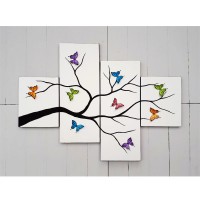 Jual Hiasan Dinding - Lukisan Kupu 3D - FLY 1 Murah