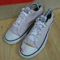 Sepatu Converse One Star Low OX Canvas Pink Second Original