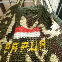 tas noken papua motif TNI AD