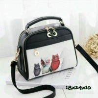 Jual Promo Termurah Tas Slingbag Handbag Tas Gaul Karakter Murah Tri Owl Murah
