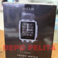 Pebble Steel Smartwatch Stainless