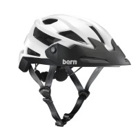 Helm Sepeda Bern FL-1 Trail - Gloss White