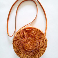 Jual Tas Rotan Khas Lombok 15 cm Murah