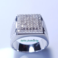 cincin pria/laki emas berlian
