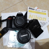 KAMERA DSLR NIKON D3100 plus LENSA TAMRON 18-200