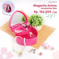 Box aksesoris set anak perempuan anime manga komik girl minnie mouse