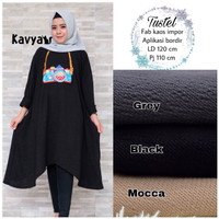 baju wanita blouse kaos tustel remaja muslim lucu unik modern trendi