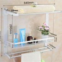 Rak sabun Gantungan handuk Baju Kamar mandi Aluminium toilet rack 270