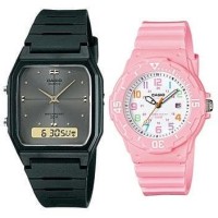 Jam Tangan Casio Original Couple Pria&Wanita AW-48HE-8A Murah