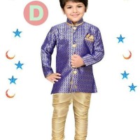 Fk 38D Baju Koko Anak Kecil India Pakistan Lebaran Import Ungu