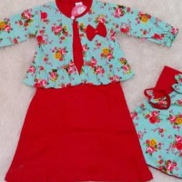 Gamis Anak / Long Dress Anak / Baju Muslim Anak / Bunga Rompi