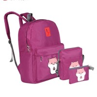 Tas Ransel Anak Bahan Nylon Backpack Anak ts 4487 Zeintin